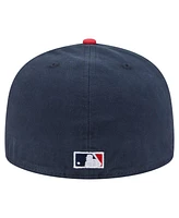 New Era Men's Navy Chicago White Sox Championship Side Flag A-Frame 59FIFTY Fitted Hat