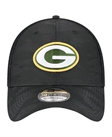 New Era Men's Black Green Bay Packers Active Camo 39THIRTY Flex Hat
