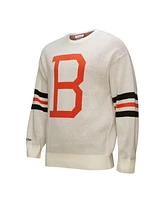 Mitchell & Ness Men's Cream Baltimore Orioles Retro Pullover Sweater