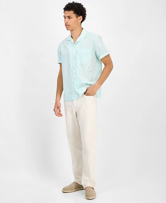 Sun + Stone Men's Sable Straight Fit Jeans, Exclusively at Macy's