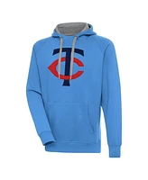Antigua Men's Light Blue Minnesota Twins Victory Pullover Hoodie