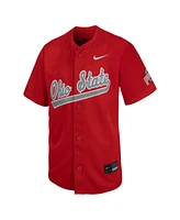 Nike Big Boys and Girls Scarlet Ohio State Buckeyes Limited Baseball Jersey