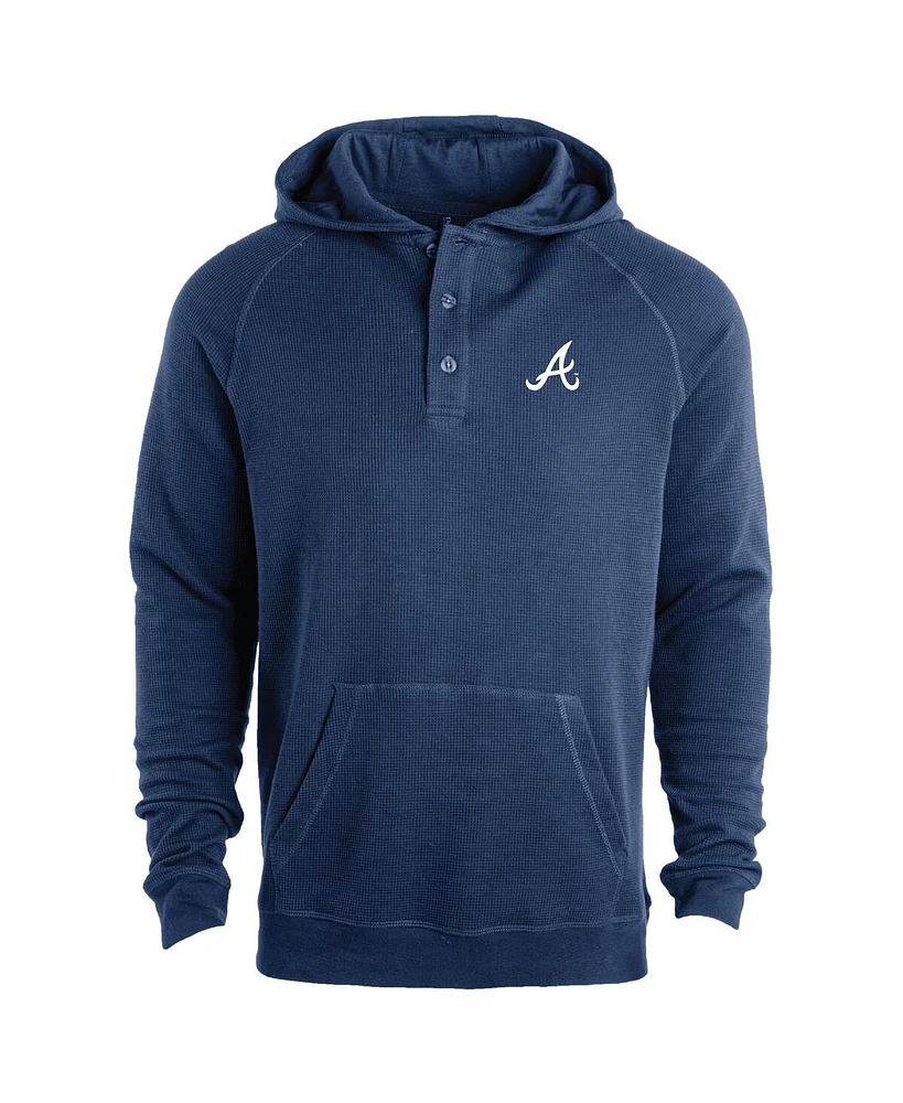 Dunbrooke Men's Navy Atlanta Braves Montana Lightweight Raglan Pullover Hoodie