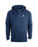 Dunbrooke Men's Navy Atlanta Braves Montana Lightweight Raglan Pullover Hoodie