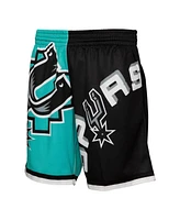 Mitchell & Ness Men's Teal San Antonio Spurs Big Face 5.0 Fashion Shorts