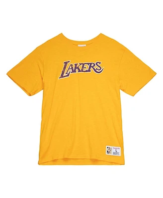 Mitchell & Ness Men's Gold Los Angeles Lakers Legendary Slub T-Shirt