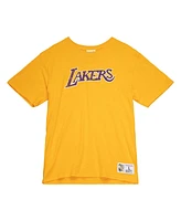 Mitchell & Ness Men's Gold Los Angeles Lakers Legendary Slub T-Shirt