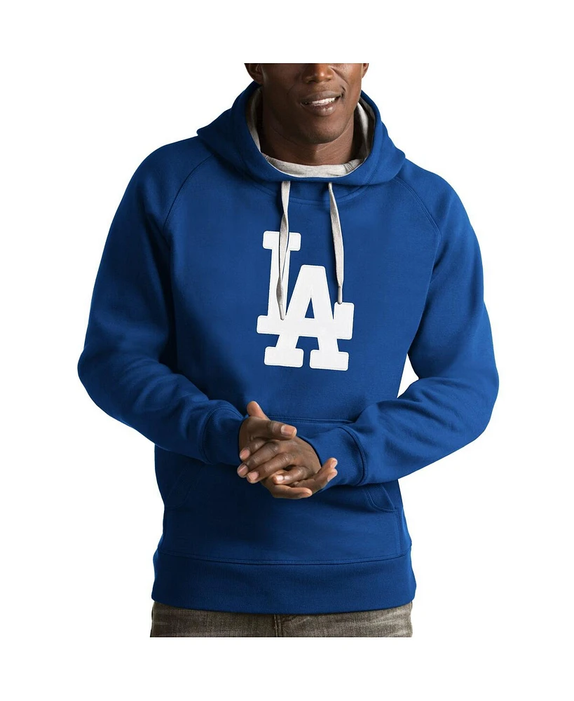 Antigua Men's Royal Los Angeles Dodgers Victory Pullover Hoodie