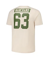 LevelWear Men's Brad Marchand Khaki Boston Bruins 2024 Nhl Military Appreciation Richmond Delta Player Name Number T-Shirt