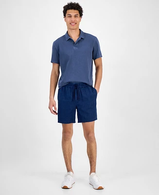 Sun + Stone Antonio Patchwork 6" Shorts, Exclusively at Macy's