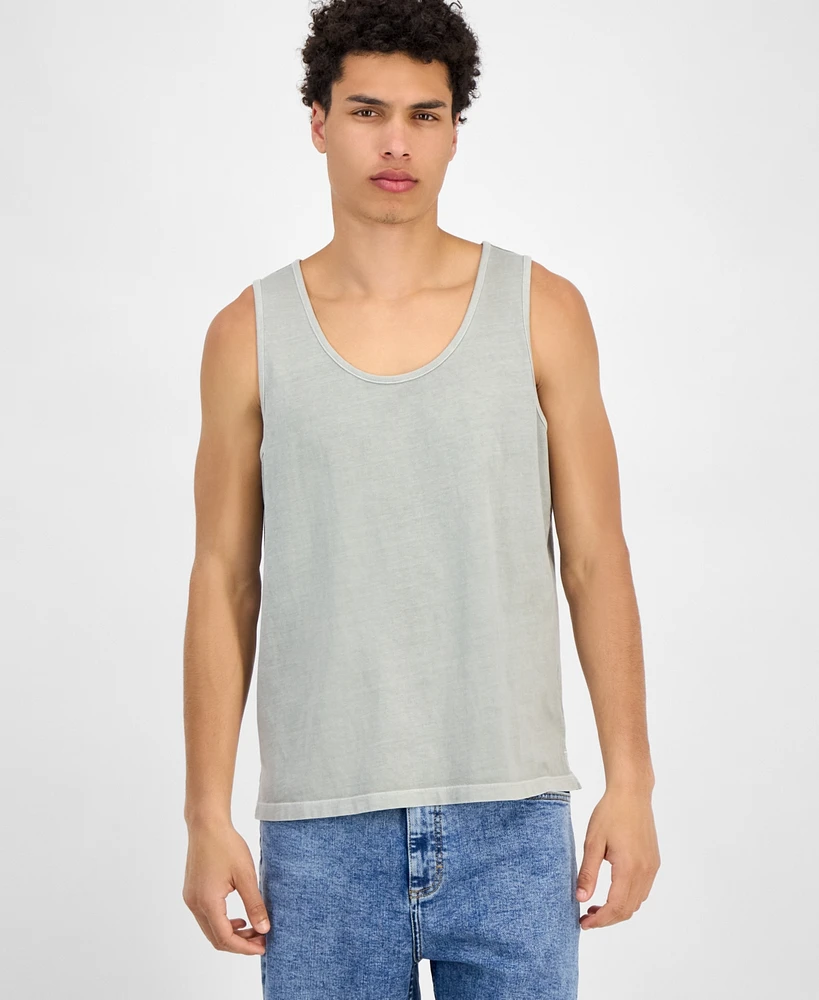 Sun + Stone Men's Washed Tank, Exclusively at Macy's