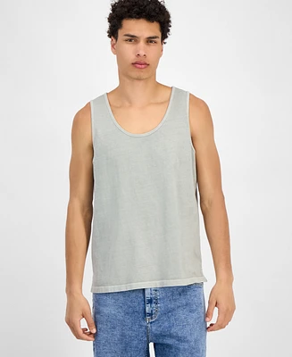 Sun + Stone Men's Washed Tank, Exclusively at Macy's