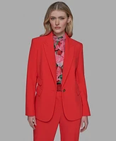 Karl Lagerfeld Paris Women's Single-Button Blazer