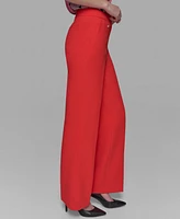 Karl Lagerfeld Paris Women's Straight-Leg Creased Pants