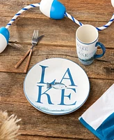 Certified International Wake At The Lake 4-Pc. Dinner Plates, Service For 4
