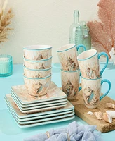 Certified International Escape to the Sea 16-Pc. Dinnerware Set, Service for 4