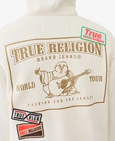 True Religion Men's Patch Big Full Zip Hoodie