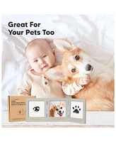 KeaBabies Fond Inkless Baby Handprint and Footprint Kit for Newborn Boys & Girls, Dog Paw Print Kit, Gift