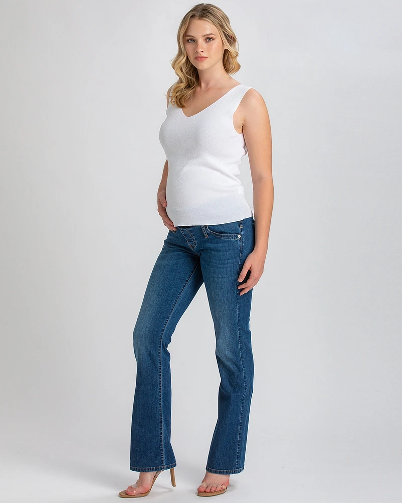 Pietro Brunelli Maternity Slim-Fit Bootcut Jeans