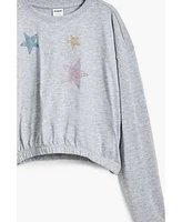 Desigual Girls Girls's T-shirt with star rhinestones