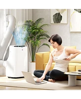 Homcom Inverter Portable Air Conditioner with Dual Hose, 14000 Btu Ac Unit