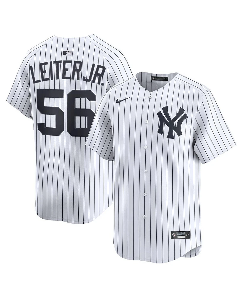 Nike Men's Mark Leiter Jr. White New York Yankees Home Limited Player Jersey