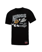 Mitchell & Ness Men's Black Los Angeles Kings Local Food T-Shirt
