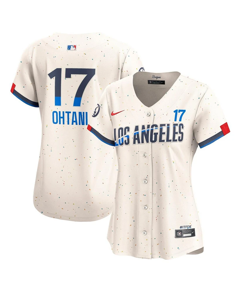 Nike Women's Shohei Ohtani Cream Los Angeles Dodgers City Connect Limited Player Jersey