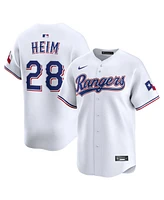 Nike Men's Jonah Heim White Texas Rangers Alternate Limited Player Jersey