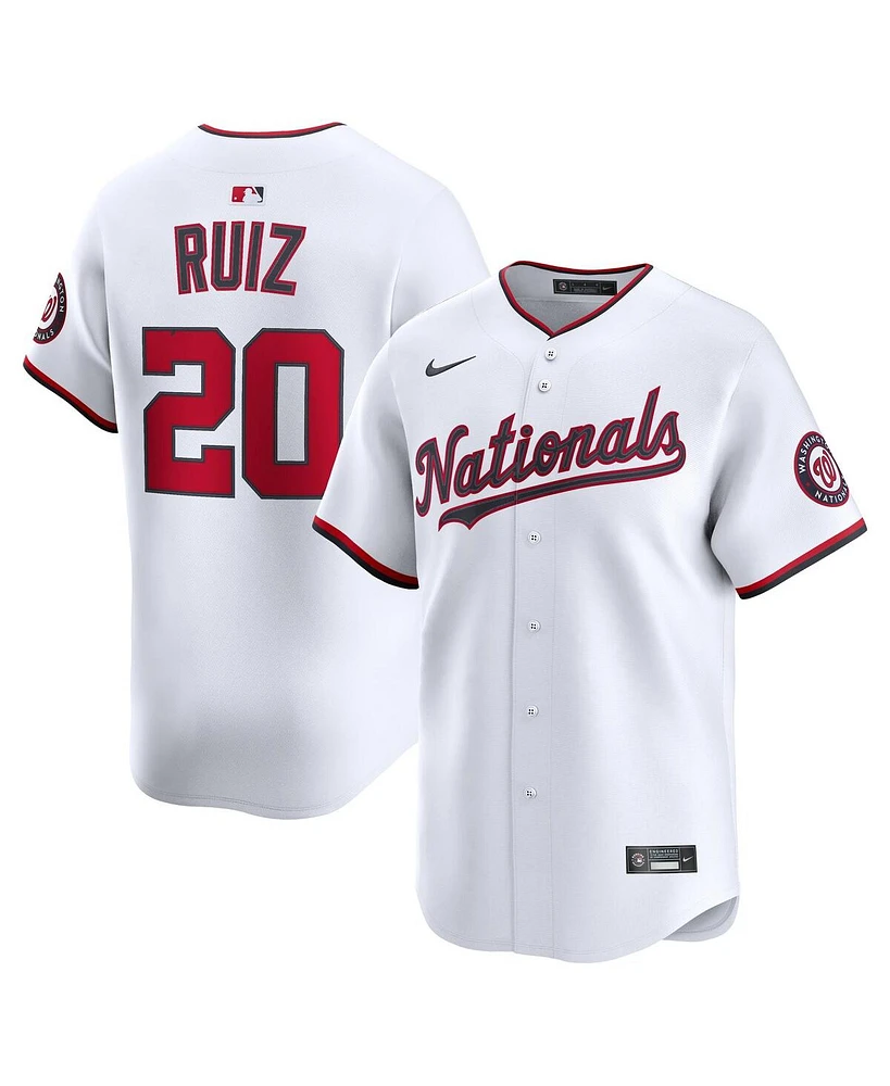 Nike Men's Keibert Ruiz White Washington Nationals Alternate Limited Player Jersey