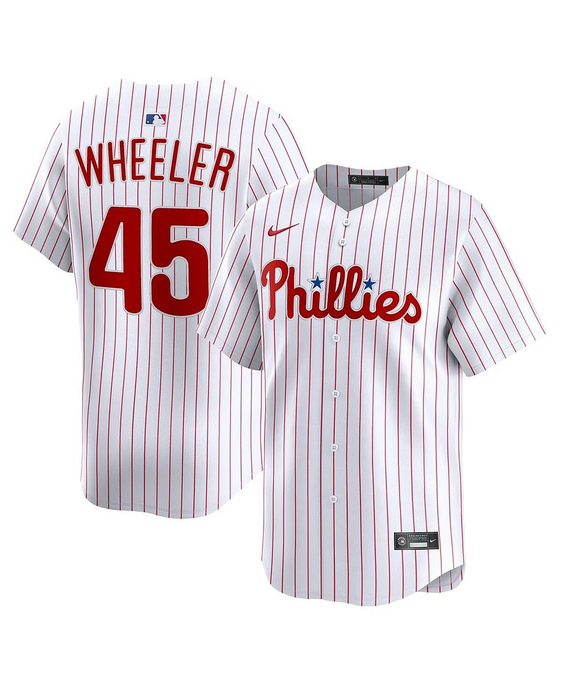Nike Men's Zack Wheeler White Philadelphia Phillies Home Limited Player Jersey