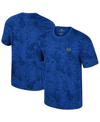 Colosseum Men's Royal Florida Gators Floral Printed T-Shirt