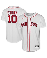 Nike Big Boys and Girls Trevor Story White Boston Red Sox Home Replica Player Jersey