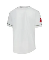 Starter Men's White Cleveland Browns Relay Vintage Full-Button Baseball Jersey