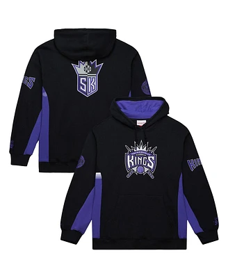 Mitchell & Ness Men's Black Sacramento Kings Hardwood Classics Team Origins Fleece Pullover Hoodie