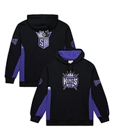 Mitchell & Ness Men's Black Sacramento Kings Hardwood Classics Team Origins Fleece Pullover Hoodie