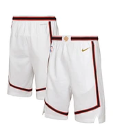 Nike Big Boys and Girls White Houston Rockets 2024/25 City Edition Swingman Performance Shorts