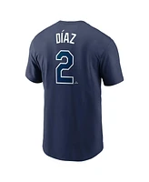 Nike Men's Yandy Diaz Navy Tampa Bay Rays Fuse Name Number T-Shirt