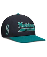 Nike Men's Navy/Aqua Seattle Mariners Pro Performance Snapback Hat