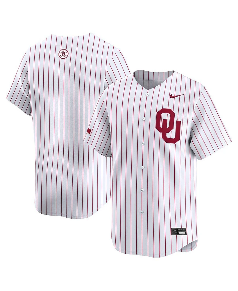 Nike Men's White Oklahoma Sooners College Limited Baseball Jersey