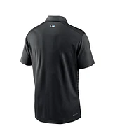 Nike Men's Black Miami Marlins Authentic Collection Victory Performance Polo Shirt