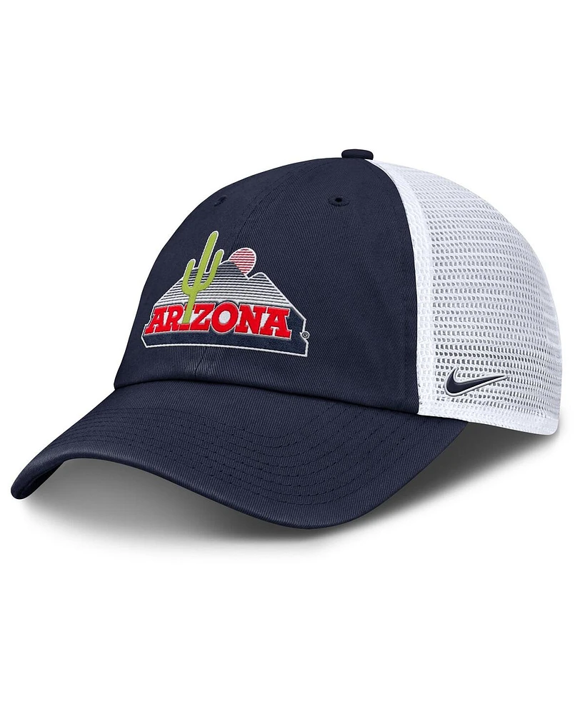 Nike Men's Navy/White Arizona Wildcats Statement Club Trucker Adjustable Hat