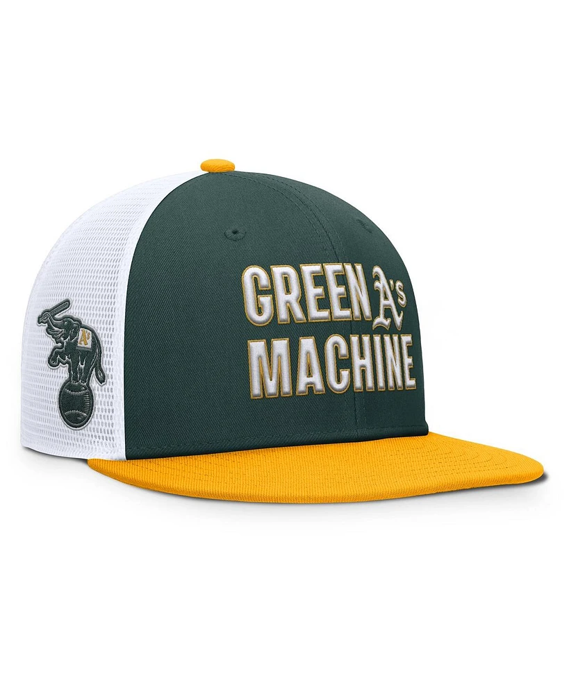 Nike Men's Green/Gold Athletics Pro Trucker Snapback Hat
