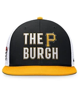 Nike Men's Black Pittsburgh Pirates Pro Trucker Snapback Hat