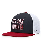 Nike Men's Navy/Red Boston Red Sox Pro Trucker Snapback Hat
