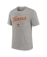 Nike Men's Heather Gray Texas Longhorns Campus Local Tri-Blend T-Shirt