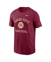 Nike Men's Garnet Florida State Seminoles Basketball Icon T-Shirt