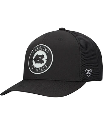 Top of the World Men's Black North Carolina Tar Heels Abbot Patch Stretch Fit Hat
