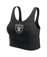 Nike Women's Black Las Vegas Raiders Performance Longline Sports Bra
