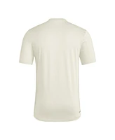 Adidas Men's Cream Kansas Jayhawks Home Plate Pre-Game T-Shirt